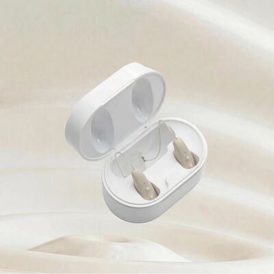 Only 2.6g CIC Rechargeable Hearing Aid FCC Certified Compact Hearing Device with Rechargeable Battery and Superior Audio