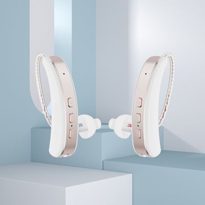 BTE RIC Digital Ear Machine Golden Single Hoortoestel met geluidsreductie