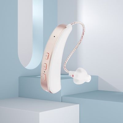 BTE RIC Digital Ear Machine Golden Single Hoortoestel met geluidsreductie