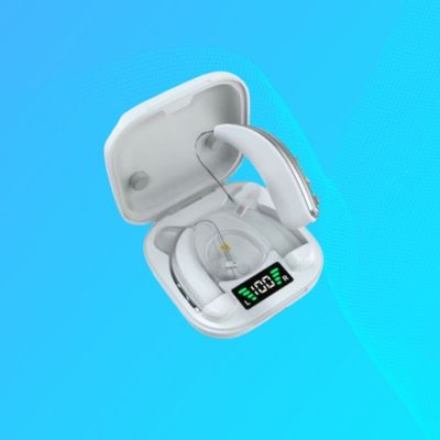 Actieve geluidsonderdrukking 8-kanaalschip Onzichtbare gehoorapparaten met een krachtige paarse lamp